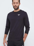 Лонгслів чоловічий Reebok Identity Small Logo Ls Tee 100070399 XL Чорний (4066763710569)