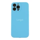 Чохол Silicone Case Full Size with Frame для iPhone 13 Pro Max Колір 53.Cornflower