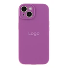 Чохол Silicone Case Full Size with Frame для iPhone 15 Колір 43.Grape