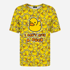 Футболка чоловіча Mr. Gugu & Miss Go I Don'T Give A Duck Tsh2322 XS Жовта (5903845342050)