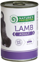 Mokra karma dla psów Nature's Protection Adult Lamb z jagnięciną 400 g (KIK24628) (4771317246288)