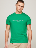 Футболка бавовняна чоловіча Tommy Hilfiger MW0MW11797-L4B 3XL Зелена (8720646364749)