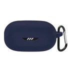Силиконовый чехол для наушников JBL Live Pro 2, Hang Case, синий, ультратонкий защитный кейс толщиной 2 мм, защита от царапин, пыли и ударов, компактный, с карабином для крепления, ArmorStandart (ARM80440)