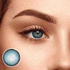 Контактные Линзы Синие ELITE Lens Айс Милк Блу 2 шт