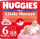 Трусики-підгузки Huggies Little Movers Pants 6 M-Pack 15-25 кг для дівчаток 88 шт (5029054568217)