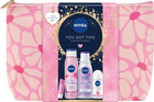 Zestaw kosmetyków do pielęgnacji ciała Nivea You Got This Antyperspirant roll-on 50 ml + Żel pod prysznic 300 ml + Pomadka do ust 4.8 g + Płyn micelarny 200 ml + Kosmetyczka (9005800383248)