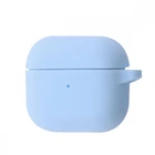 Чехол силиконовый с карабином Wave Premium Silicone Case New для Apple AirPods 4 lilac cream
