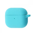 Чехол силиконовый с карабином Wave Premium Silicone Case New для Apple AirPods 4 turquoise
