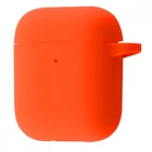Чохол силіконовий з карабіном Wave Premium Silicone Case для Apple AirPods 1/2 orange