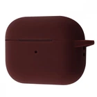 Чехол силиконовый с карабином Wave Premium Silicone Case для Apple AirPods Pro 2 bordo