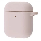 Чохол силіконовий з карабіном Wave Premium Silicone Case для Apple AirPods 1/2 pink sand