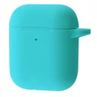 Чохол силіконовий з карабіном Wave Premium Silicone Case для Apple AirPods 1/2 turquoise