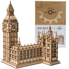 3D Puzzle drewniane Little Story Big Ben 17 x 14.5 x 23.7 cm 269 elementów (5905982170046)