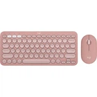 Клавиатура и мышь беспроводная Logitech Pebble 2 Combo Rose Wireless (920-012241)