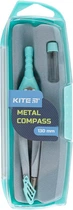 Циркуль металлический Kite Pastelini + грифель в футляре 130 мм мятный (K24-413-18)