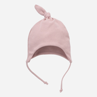 Czapeczka niemowlęca dla dziewczynki Pinokio Romantic Bonnet 36-38 cm Różowa (5901033288142)