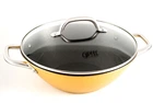 Gipfel кастрюля со стеклянной крышкой select orange 28см/3,6л чугун желтый (70#2146)