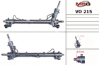 Рулевая рейка с ГУР Volvo V50 04-07, Volvo S40 04-12, Volvo C30 06-13 MSG VO215