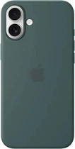 Чехол силиконовый OEMG Guard Shockproof Silicone Case with MagSafe для iPhone 16 Lake Green