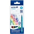 Фломастеры-кисточки 6цв. металлизированные Kite Creative K-1149