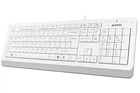 Клавіатура A4tech Fstyler FK10, Sleek MMedia Comfort, USB, White FK10 White