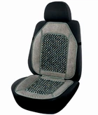 Накидка на сидения массажер круглая косточ. 47*100 серая льон Elegant EL 100 653 (1шт)