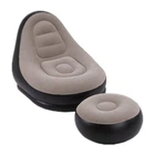 Надувний диван AIR SOFA Надувне крісло з пуфиком для відпочинку з насосом
