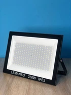 Прожектор світлодіодний LED SMD 250w 6500K IP65 14000LM "Нептун" чорний "LEMANSO" LMP72-250