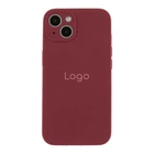 Чохол Silicone Case Full Size with Frame для iPhone 13 Колір 73.Plum