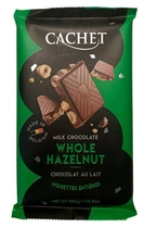 Шоколад Cachet Hazelnut Молочний з фундуком 300 г (52301)