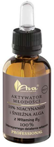 Serum do twarzy Ava Laboratorium Aktywator Młodości Plus 10% Niacynamid i Śnieżna Alga 30 ml (5906323007496)