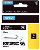 Стрічка для етикеток Dymo D1 Standard Vinyl 12 мм x 5.5 м White/Black (1805435)