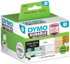 Етикетки Dymo Durable LW Label 25 x 25 мм 2 x 850 шт Black/White (2112286)