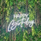 Вывеска неоновая 70*40 см happy birthday