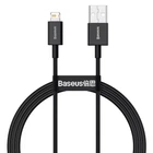 Кабель Baseus USB - Lightning 1м 2.4A Superior Black (CALYS-A01)