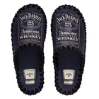 Чоловічі тапочки домашні войлочні з закритим носком Jack Daniels 46-47 ( 30-31.5 см ) чорні