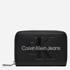 Гаманець жіночий Calvin Klein Jeans Sculpted Med Zip Around Mono Wallet Чорний (8720108589840)