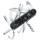 Нож складной, мультитул Victorinox Climber Lite Winter Magic SE 2021 (91мм, 17 функций), черный