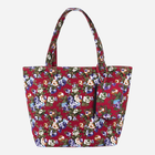 Torebka shopper damska materiałowa Art Of Polo Paradise Tr16123-10 Bag Ciemnoczerwona (5905602915477)