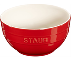 Miska Staub Serving okrągła czerwony 17 cm (4009839311178)