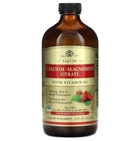 Кальцій магній цитрат з вітаміном Д3, Solgar Calcium Magnesium Citrate with vit D3 (473 мл, natural полуниця)