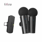 Двойной петличный Микрофон Fifine M8, Type-C, совместим с последними моделями iPhone