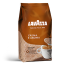 Кава в зернах Lavazza Crema E Aroma 1 кілограм натуральний зерновий італійський середньої обсмажування