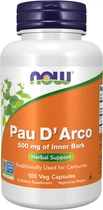 Натуральна добавка Now Foods Pau D'Arco екстракт гелеві Капсули