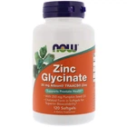 Гліцинат цинку Now Foods Zinc Glycinate, 120 капсул (NOW-01554)