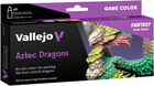 Набір акрилових фарб Vallejo Game Color 72.195 Aztec Dragons 8 шт x 18 мл (8429551721950)