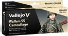 Набір акрилових фарб Vallejo Model Color 70.180 Figure Waffen-SS Camouflage 8 шт x 18 мл (8429551701808)