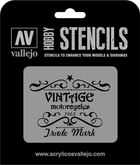 Трафарет Vallejo ST-LET005 Vintage Motorcycles Sign 1:35 (8429551986540)