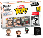 Zestaw figurek Funko Bitty Pop Star Wars Mandalorian Marshal 4 szt (0889698754538)