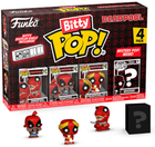 Набір фігурок-сюрприз Funko Bitty POP Marvel Deadpool Dinopool 4 шт (0889698849616)